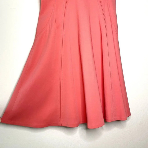 NWT Rebecca Taylor Melon Pop Fit & Flare Pink Sleeveless Party Dress Women's 2 - Picture 13 of 13